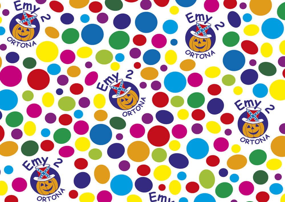 carta monopatinata personalizzata con logo EMY