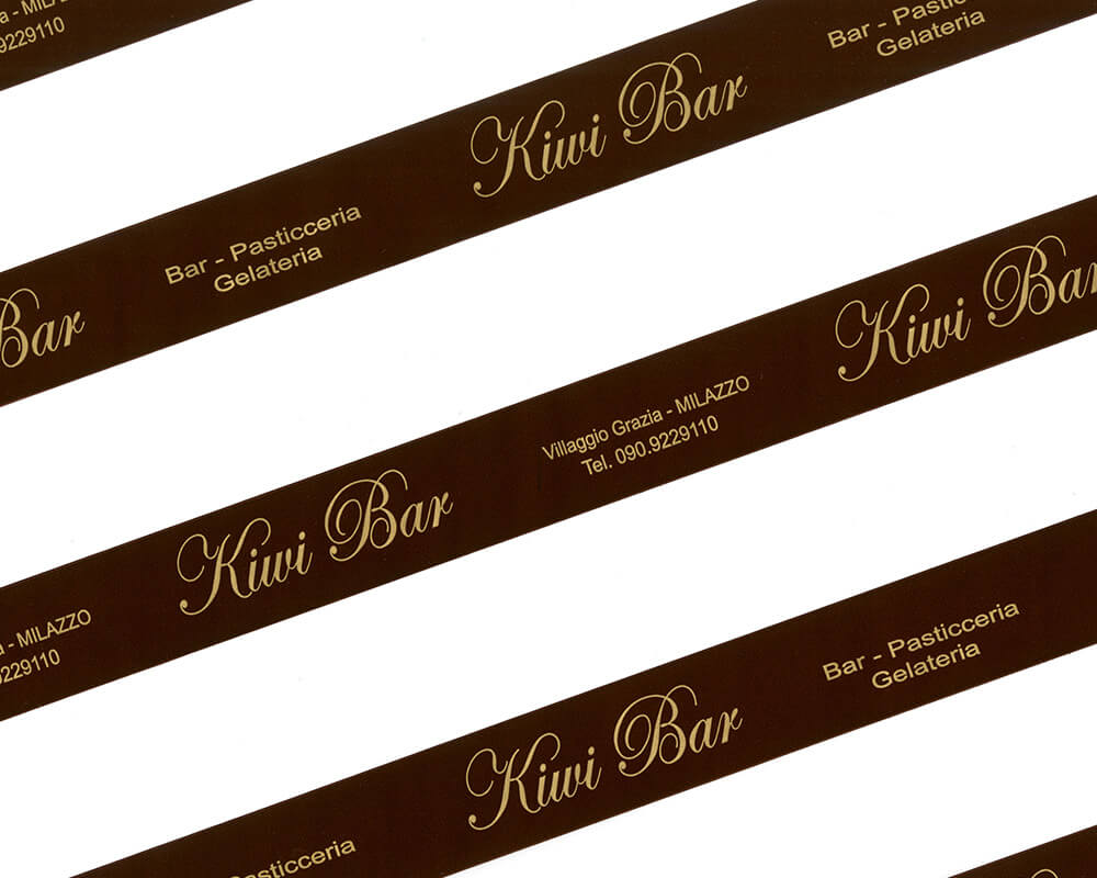 carta pelleaglio - carta pelleaglio personalizzata con logo KIWI BAR